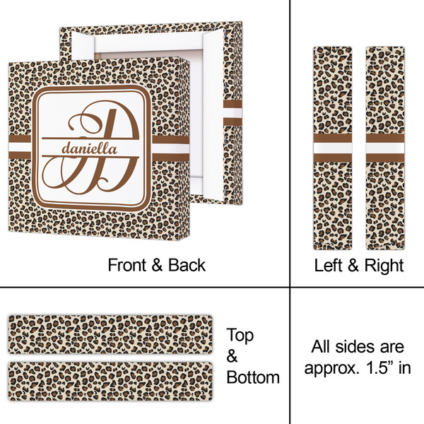 Leopard Print 8x8 - Canvas Print - Approval