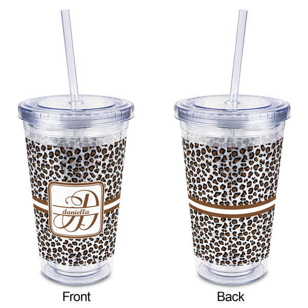 Leopard Print Acrylic Tumbler - Full Print - Approval