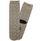 Leopard Print Adult Crew Socks - Single Pair - Front and Back