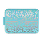 Leopard Print Aluminum Baking Pan with Teal Lid (Personalized)