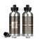 Leopard Print Aluminum Water Bottle - Front and Back