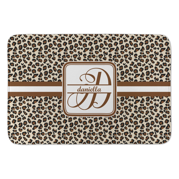 Custom Leopard Print Anti-Fatigue Kitchen Mat (Personalized)