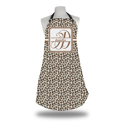 Leopard Print Apron w/ Name and Initial