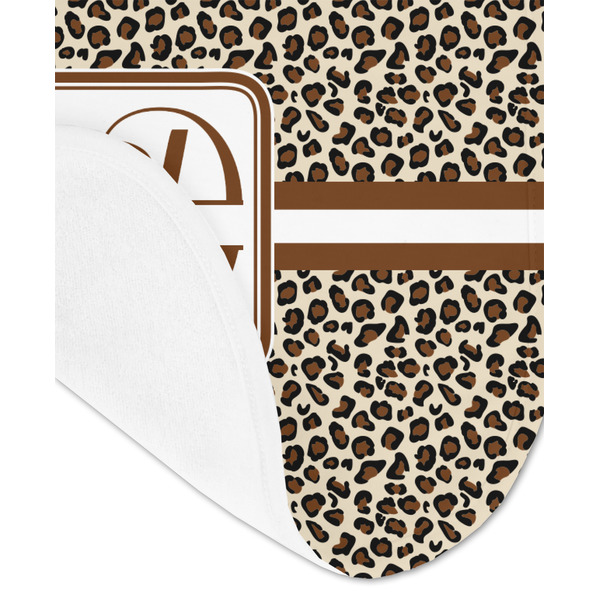 Leopard Print Baby Bib - AFT detail