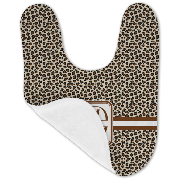 Leopard Print Baby Bib - AFT folded