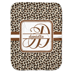 Leopard Print Baby Swaddling Blanket (Personalized)