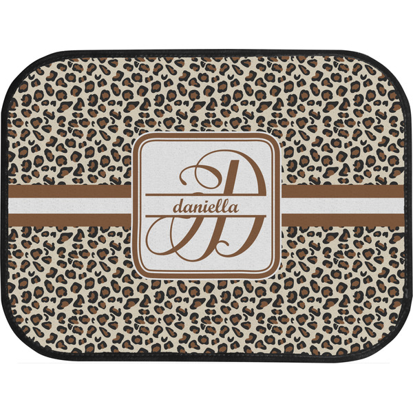 Leopard Print Back Seat Car Mat