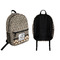 Leopard Print Backpack front and back - Apvl