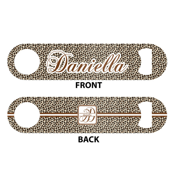 Leopard Print Bar Bottle Opener - White - Approval