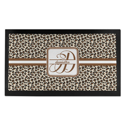 Leopard Print Bar Mat - Small (Personalized)