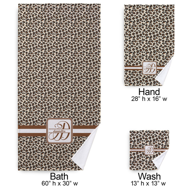 Leopard Print Bath Towel Sets - 3-piece - Approval