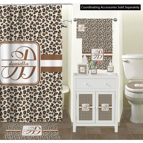 Leopard Print Bathroom Scene