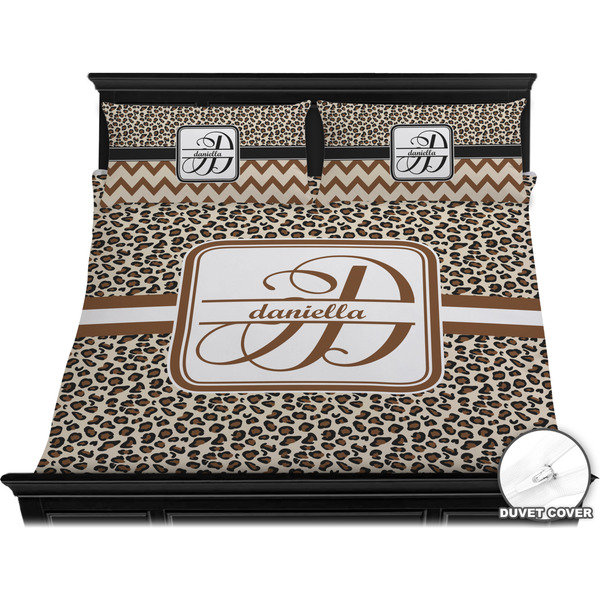 Leopard Print Bedding Set (King) - Duvet