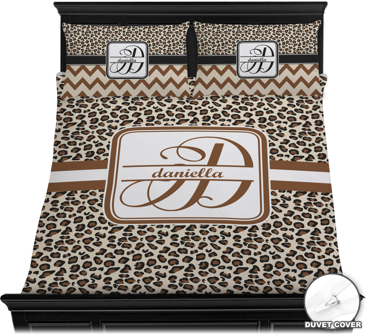 Leopard Print Duvet Covers Personalized Youcustomizeit