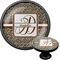 Leopard Print Cabinet Knob (Black) (Personalized)