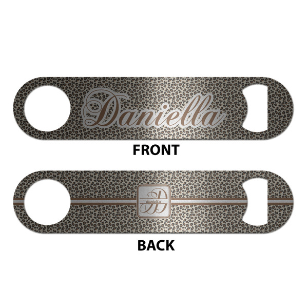 Leopard Print Bottle Opener - Front & Back