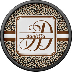 Leopard Print Cabinet Knob (Black) (Personalized)