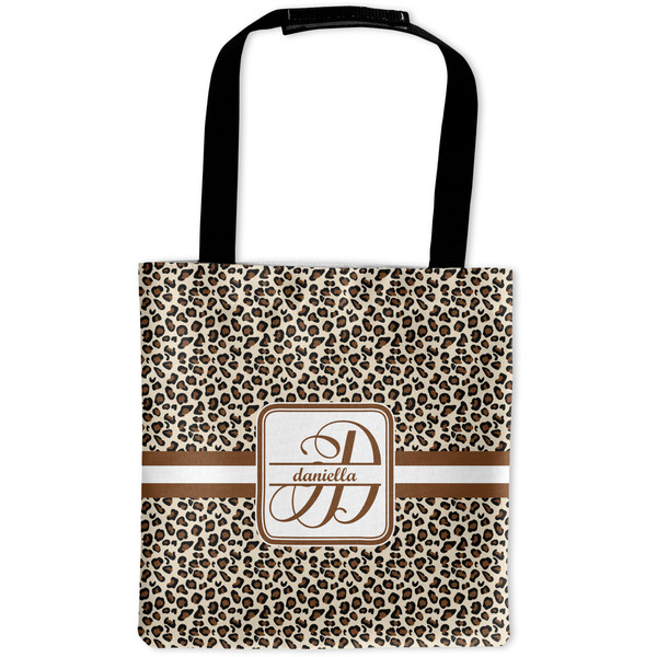 Custom Leopard Print Auto Back Seat Organizer Bag (Personalized)