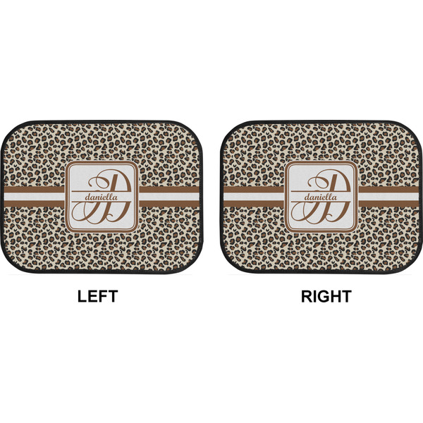 Leopard Print Car Floor Mats (Back Seat) (Approval)