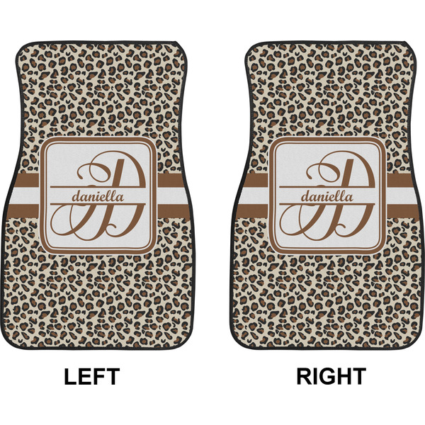 Leopard Print Car Mat Front - Approval