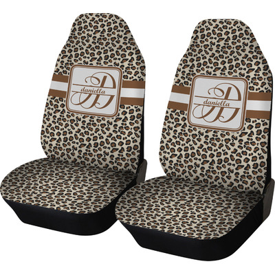 Leopard Print Car Seat Covers (Set of Two) (Personalized)