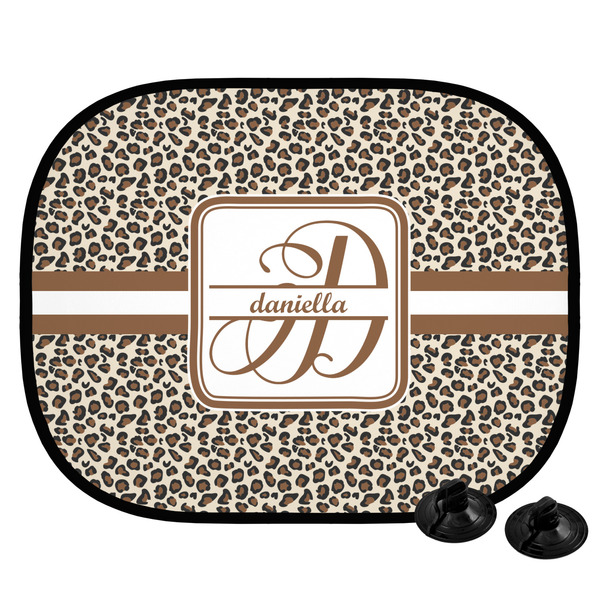 Custom Leopard Print Car Side Window Sun Shade (Personalized)