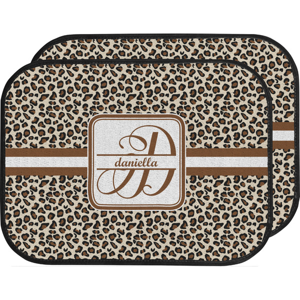 Leopard Print Custom Car Floor Mats (Back Seat)