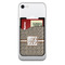 Leopard Print Cell Phone Credit Card Holder w/ Phone