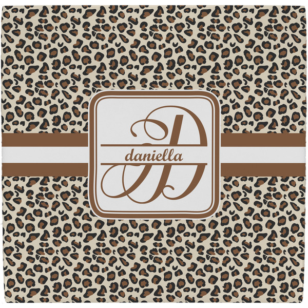 Custom Leopard Print Ceramic Tile Hot Pad (Personalized)