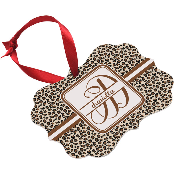 Leopard Print Christmas Ornament