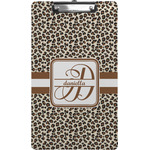 Leopard Print Clipboard (Legal Size) (Personalized)