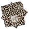 Leopard Print Cloth Napkins - Personalized Dinner (PARENT MAIN Set of 4)