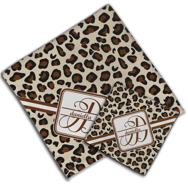 Leopard Print Cloth Napkins - Personalized Lunch & Dinner (PARENT MAIN)