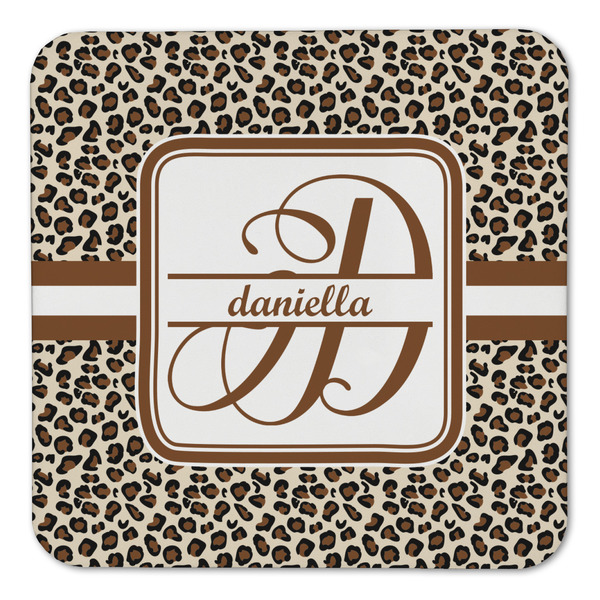 Leopard Print Coaster Set - FRONT (one)
