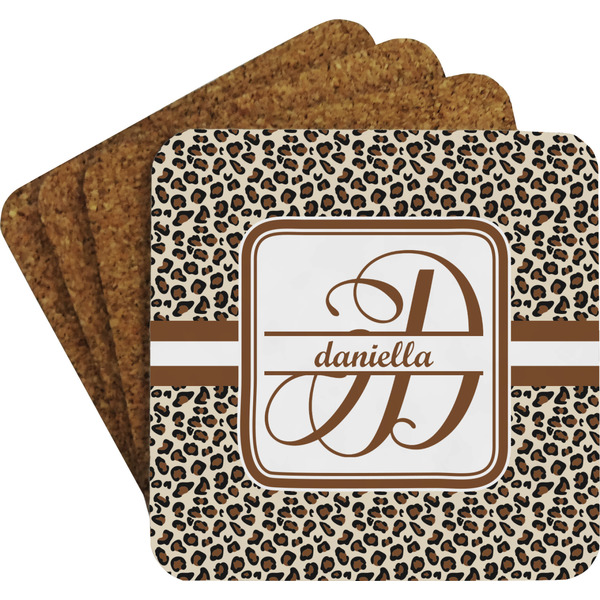 Leopard Print Coaster Set (Personalized)
