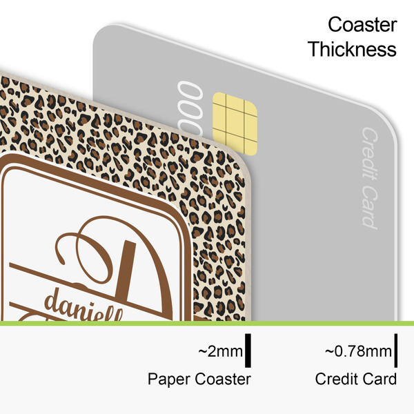 Leopard Print Coaster Thickness