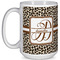 Leopard Print Coffee Mug - 15 oz - White Full