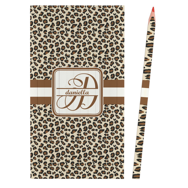 Leopard Print Colored Pencils - Front View