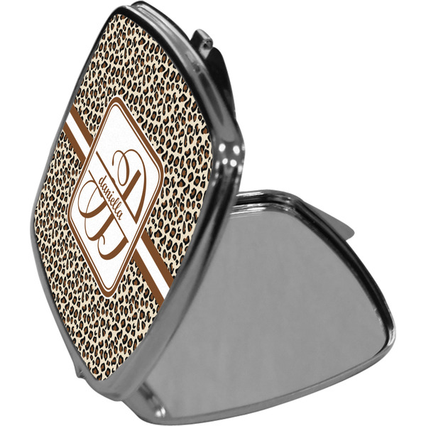 Leopard Print Compact Mirror (Side View)