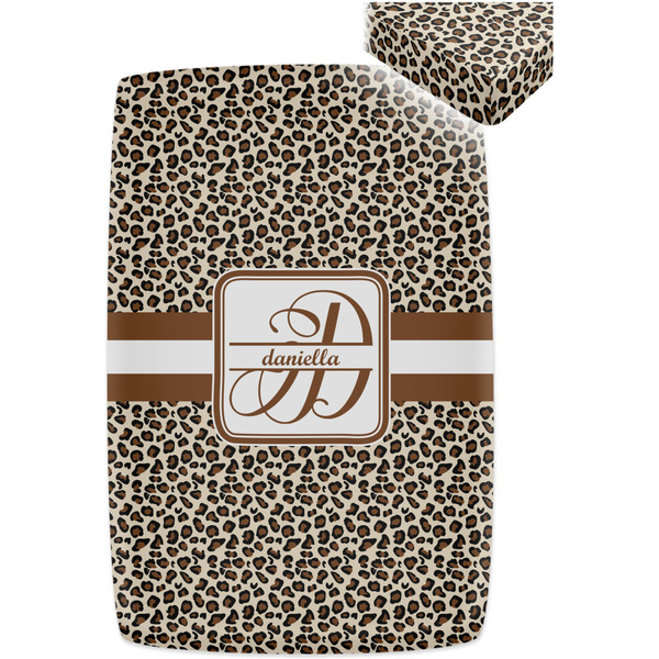 Leopard Print Crib Fitted Sheet - Apvl