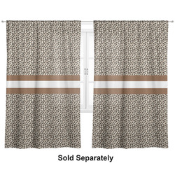 Leopard Print Curtain Panel - Custom Size