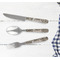 Leopard Print Cutlery Set - w/ PLATE