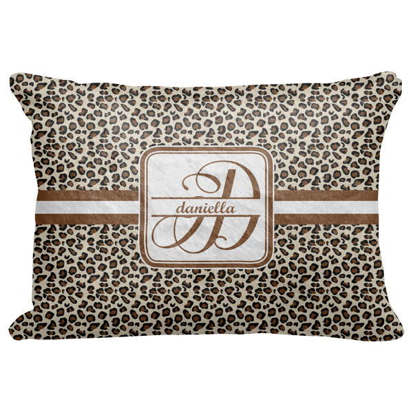 Custom Leopard Print Decorative Baby Pillowcase - 16"x12" (Personalized)