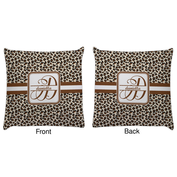 Leopard Print Decorative Pillow Case - Approval