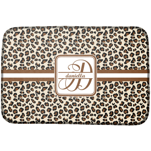 Custom Leopard Print Dish Drying Mat (Personalized)