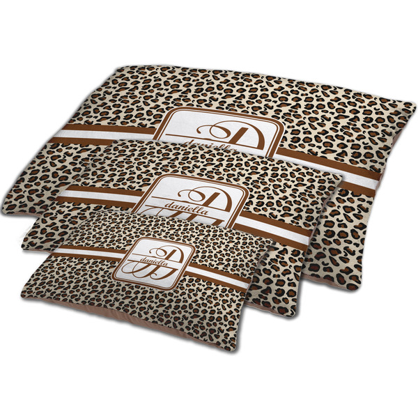 Leopard Print Dog Beds - MAIN (sm, med, lrg)