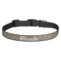 Leopard Print Dog Collar (Personalized)