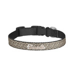 Leopard Print Dog Collar - Small (Personalized)