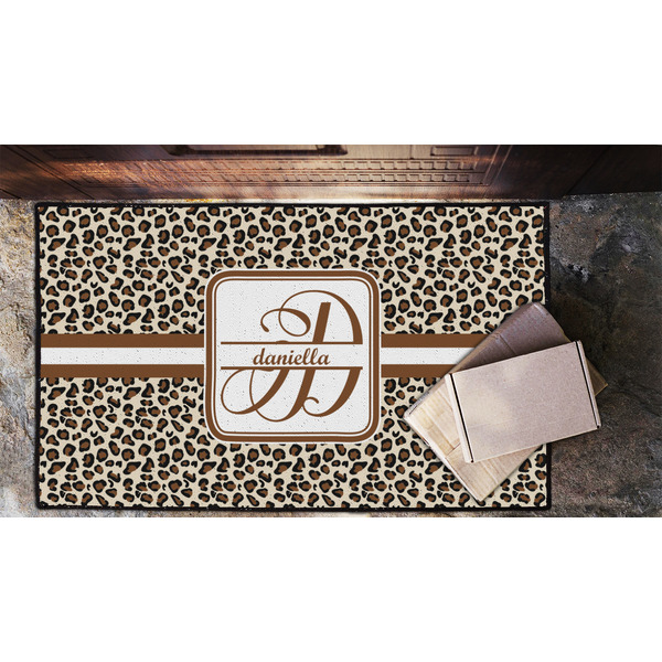Leopard Print Door Mat - LIFESTYLE (Lrg)