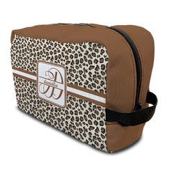 Leopard Print Men's Toiletry Bags (Personalized)